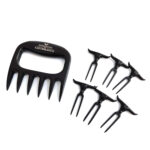 Kit Garra de Urso Preto Com 6 Mini Garfinhos